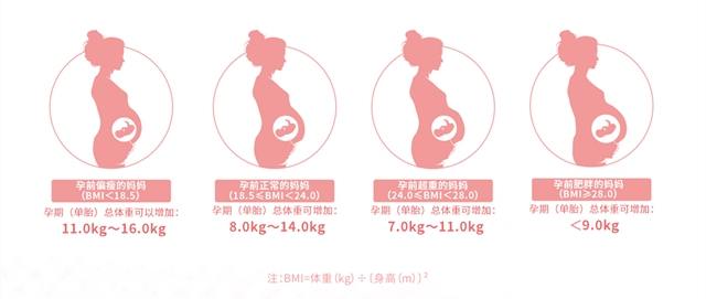 孕期该增重多少斤